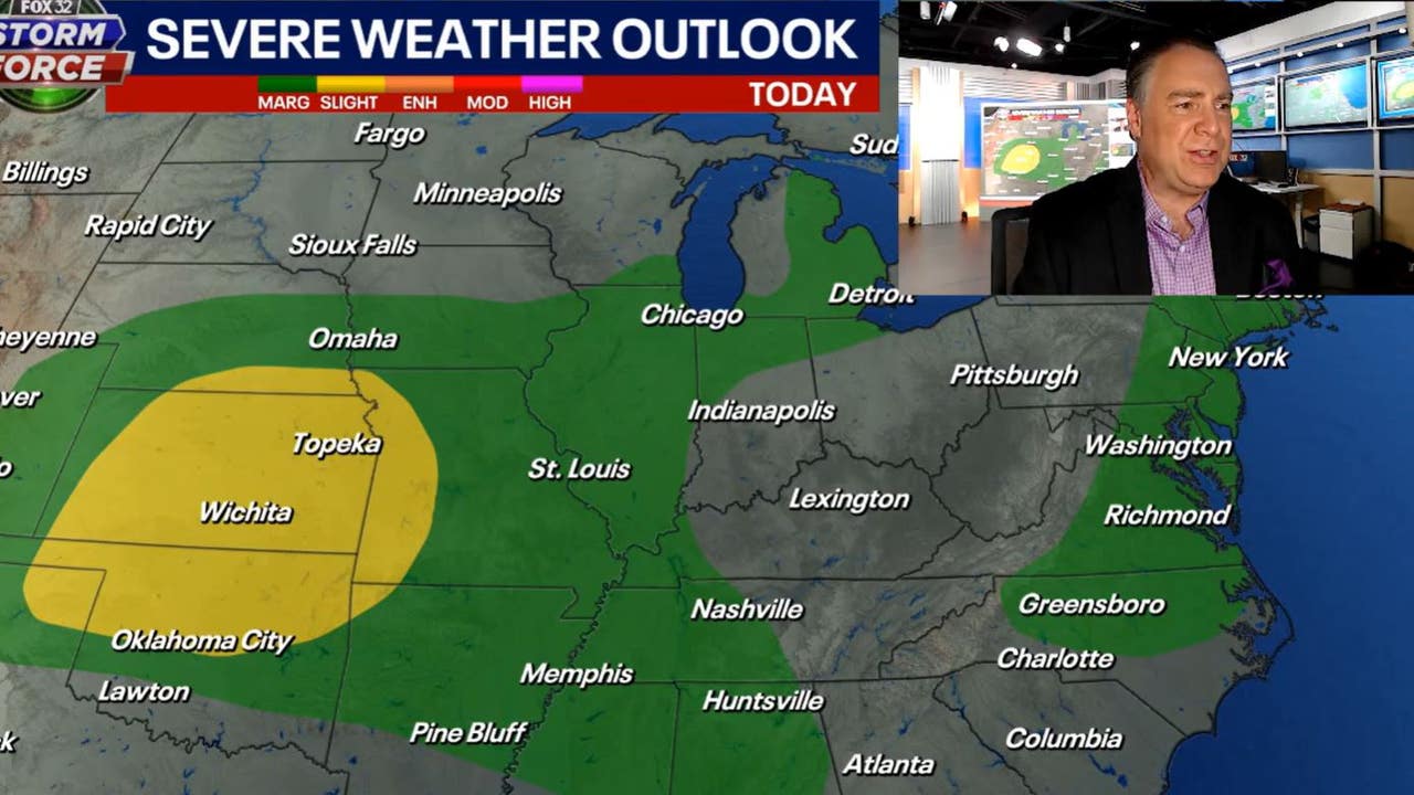 Chicago weather Storms, damaging winds possible Friday FOX 32 Chicago
