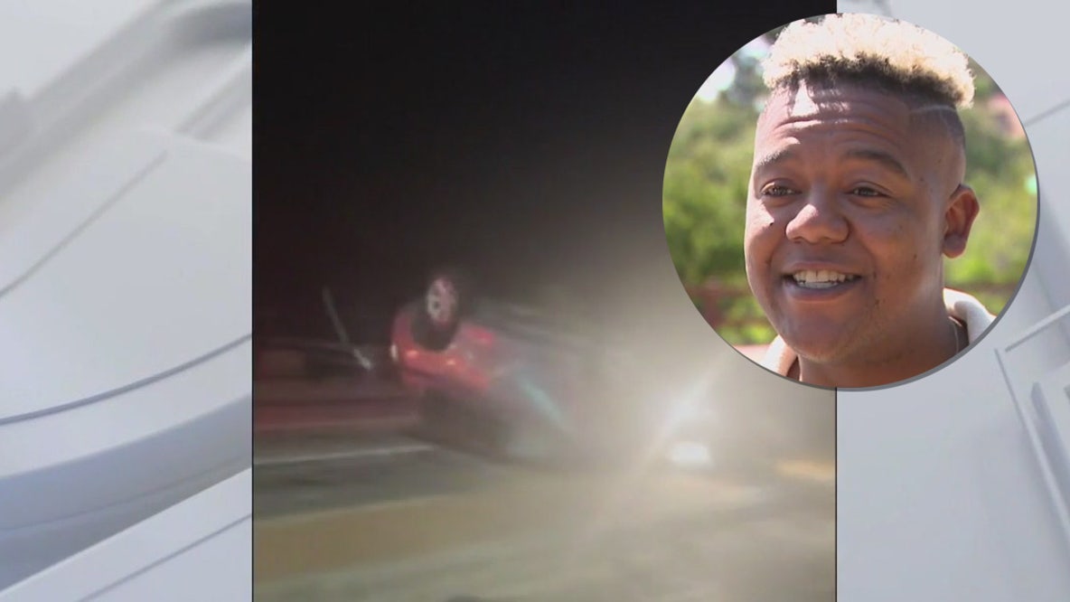 Disney star rescues woman from flipped car