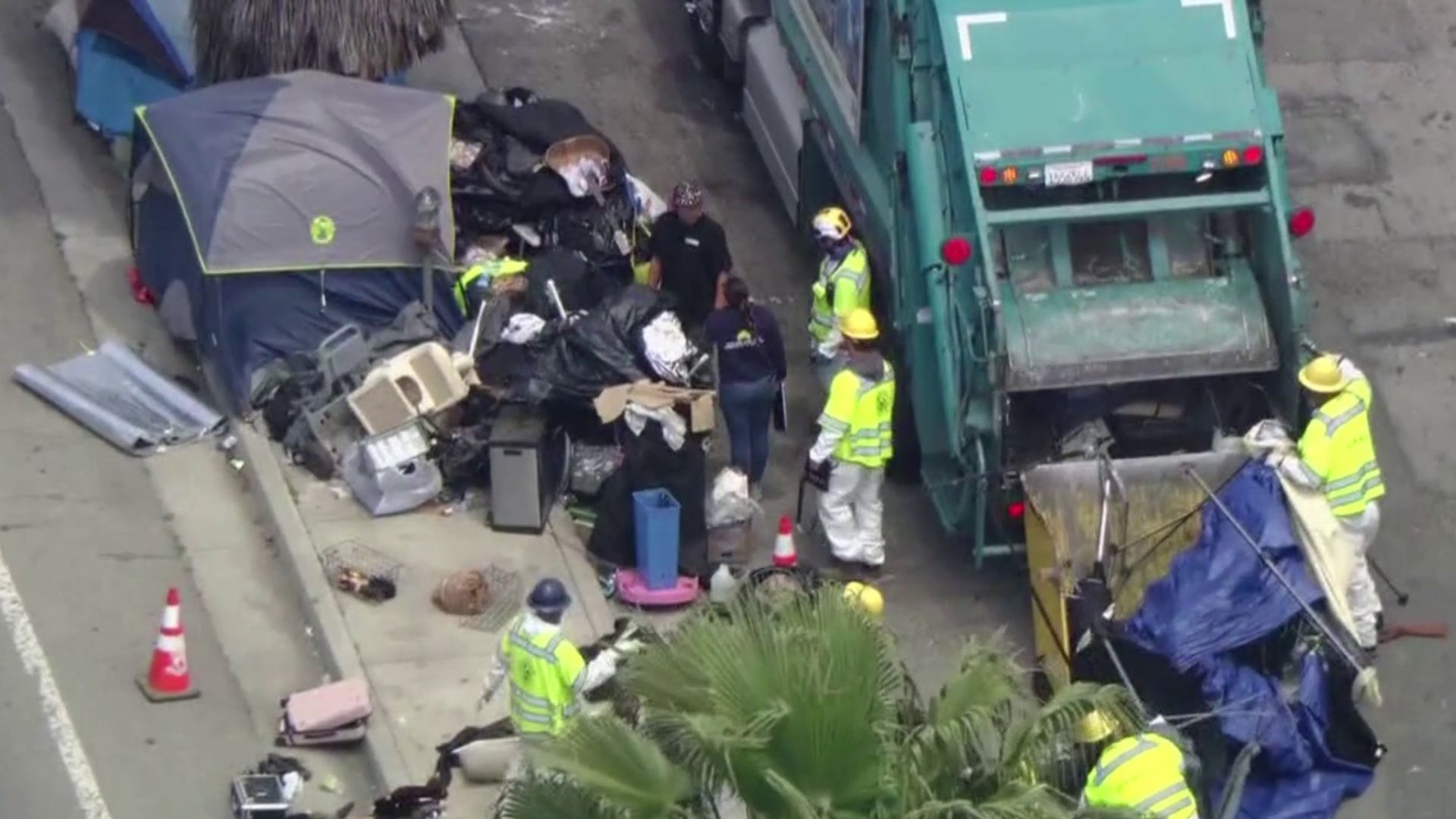 Beverly Grove encampment cleared by city