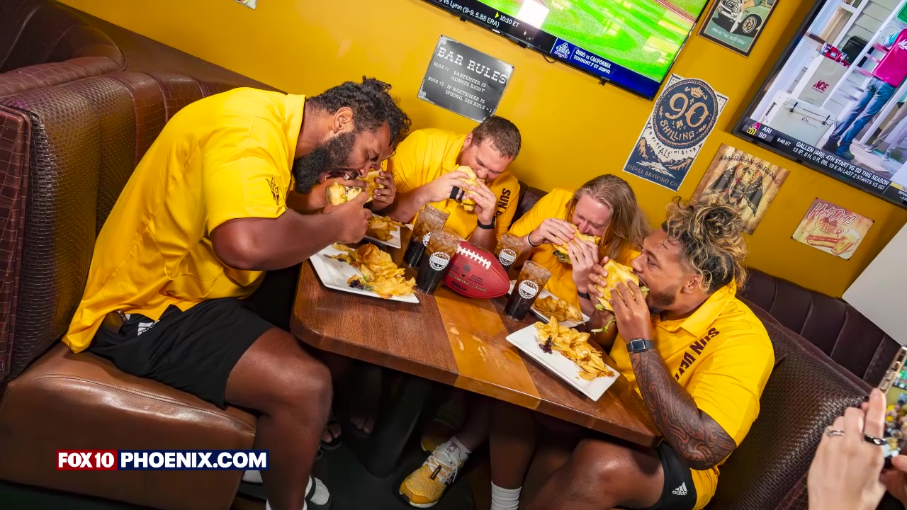 ASU linemen sign NIL deal with Cold Beers & Cheeseburgers