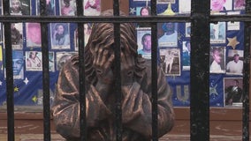 Jesus sculpture unveiled at Chicago church commemorates gun violence victims