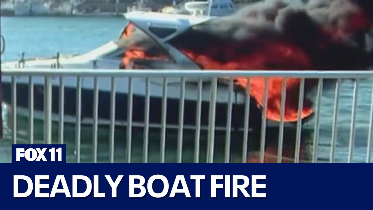 2 killed in boat fire in Long Beach