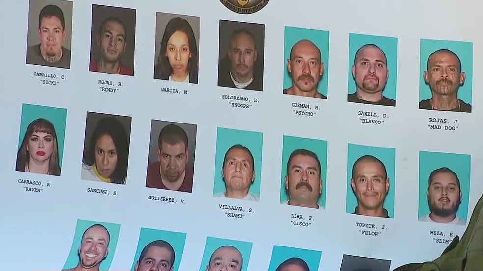 Nearly a dozen documented gang members arrested in El Monte