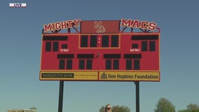 Mother McAuley enhances girls' athletics with new scoreboard, lights