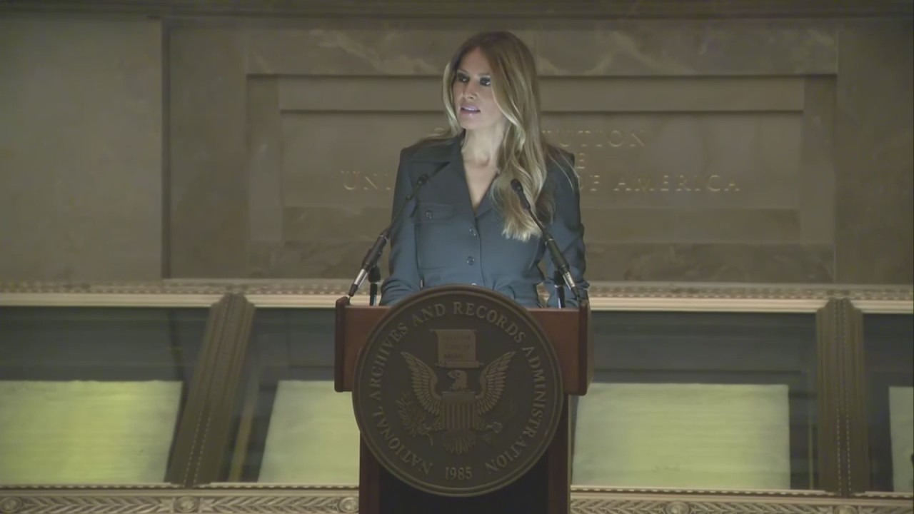 Melania Trump recalls her personal citizenship journey at Naturalization Ceremony in DC