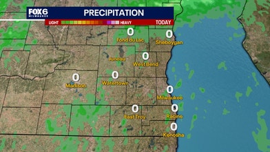 Rainfall since midnight