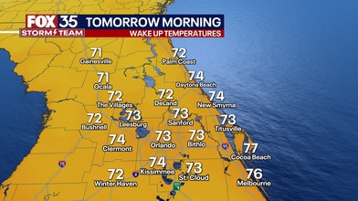 Tomorrow's Low Temps