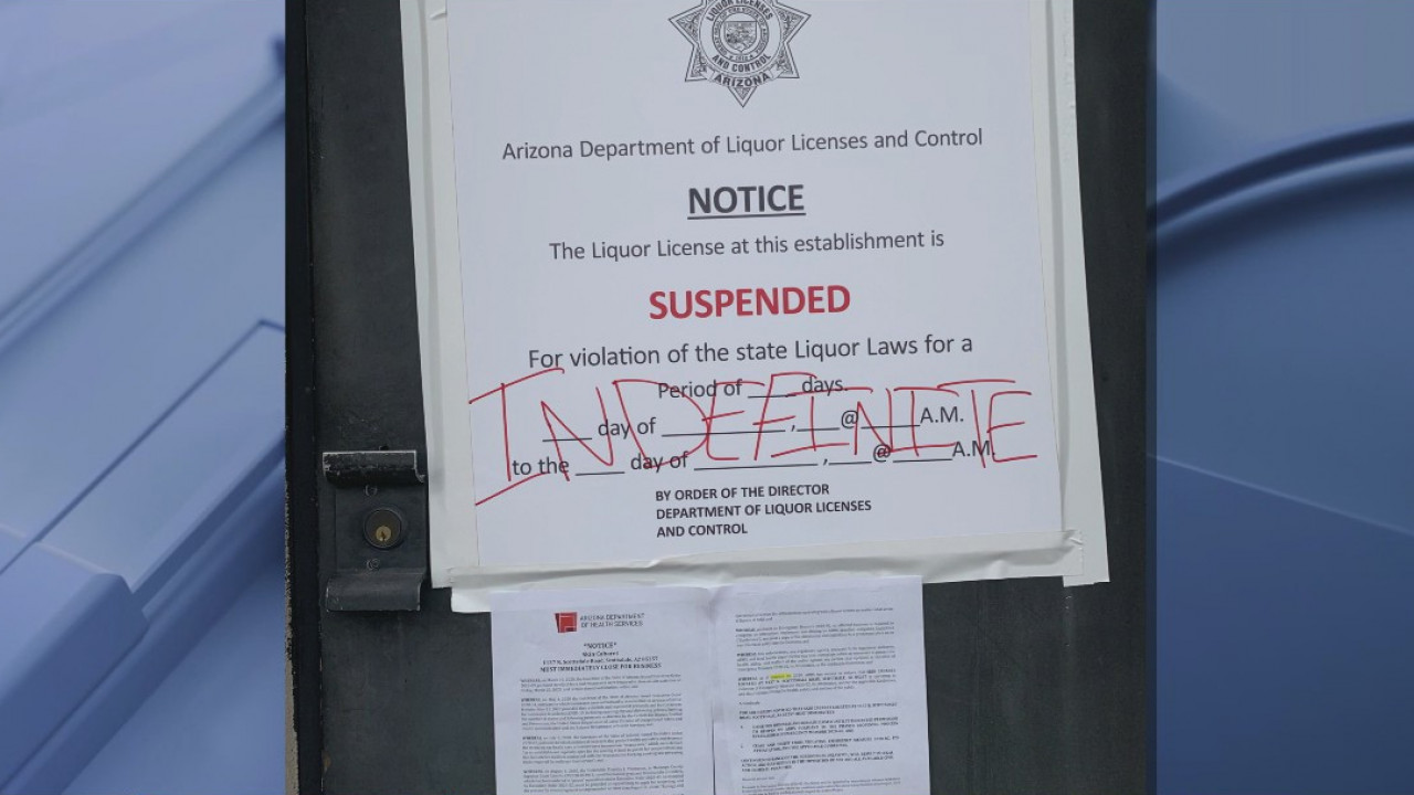 Scottsdale strip club shut down for violating COVID-19 safety protocols