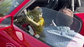 4-year-old celebrated birthday with donated luxury cars
