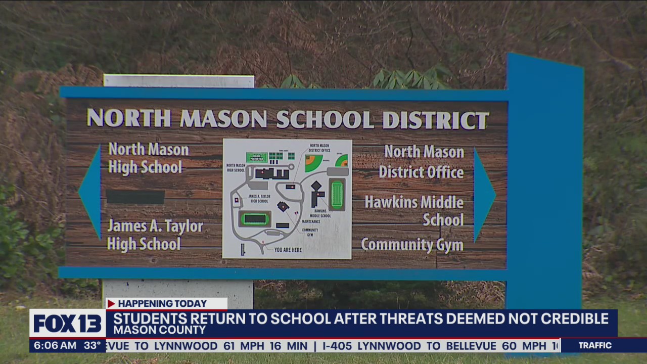 Students return to school after threats deemed not credible