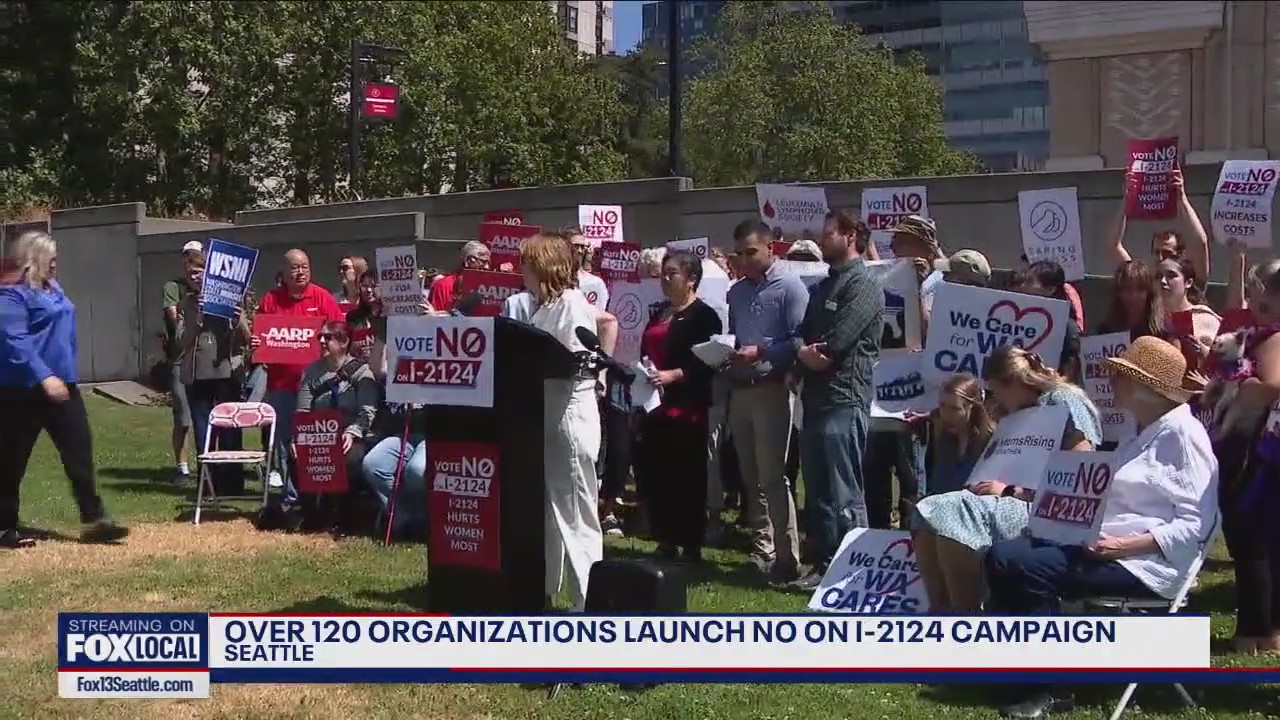 I2124 Over 120 organizations launch No On I-2124 campaign | FOX 13 Seattle