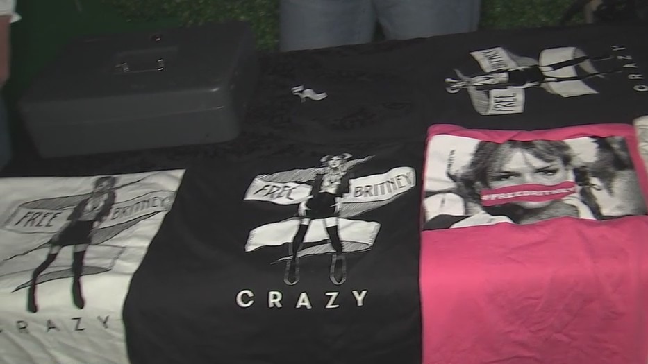 Britney Spears fans gather in Houston