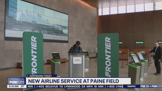 New airline service at Paine Field in Everett, WA