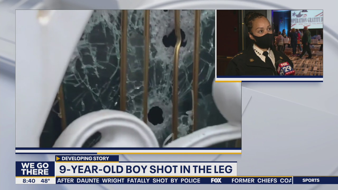 Commissioner Outlaw discusses shooting at Olney home that injured young boy