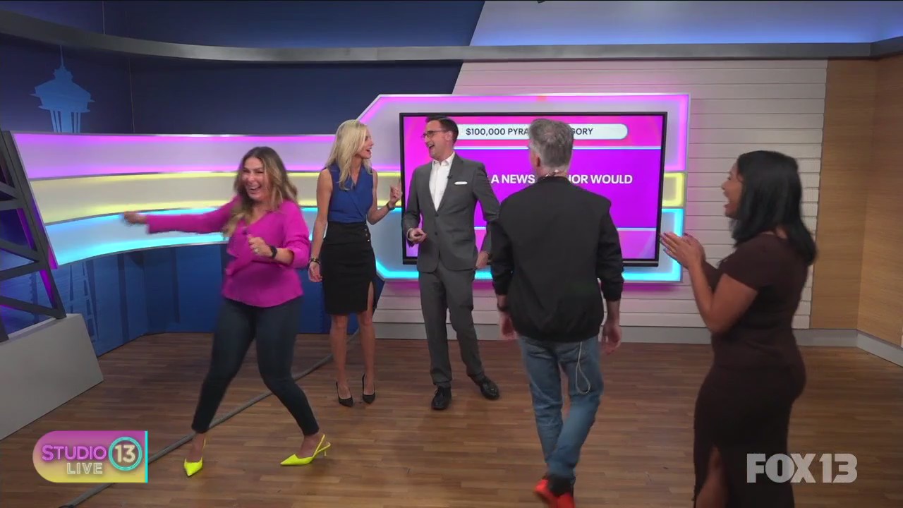 Playing $100,000 Pyramid in studio!