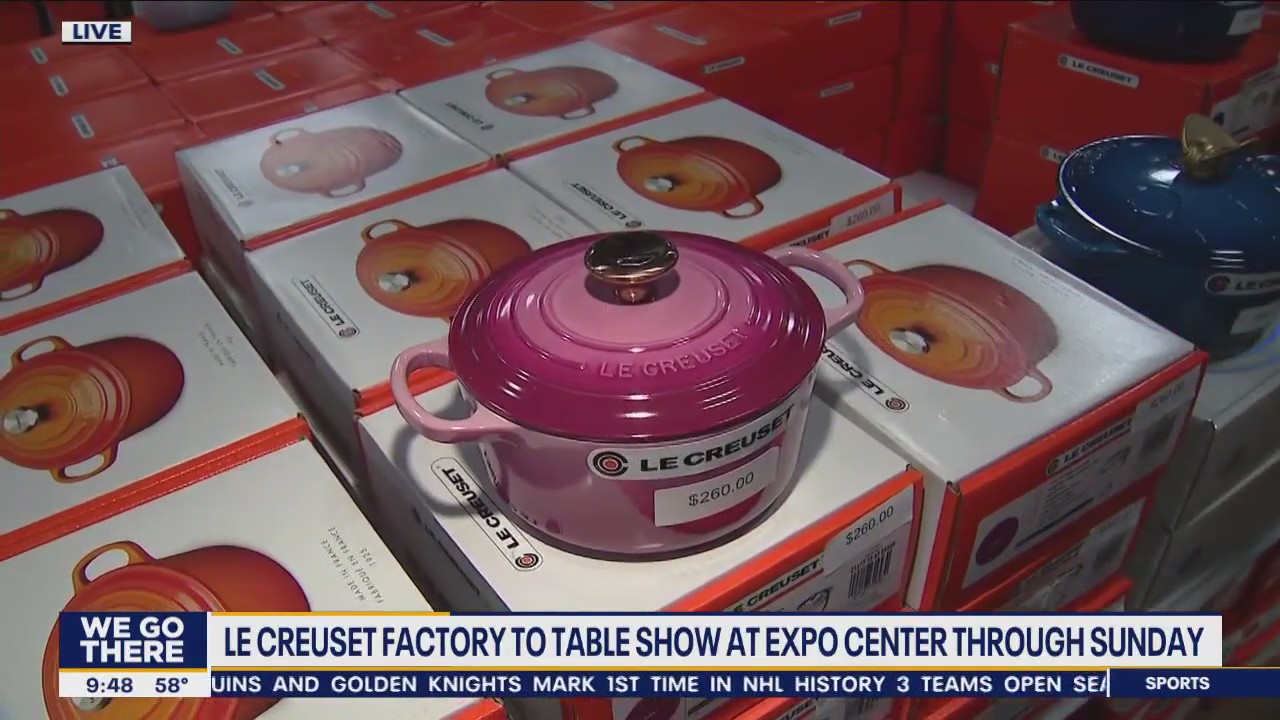 Le Creuset factory to table show at Greater Philadelphia Expo Center