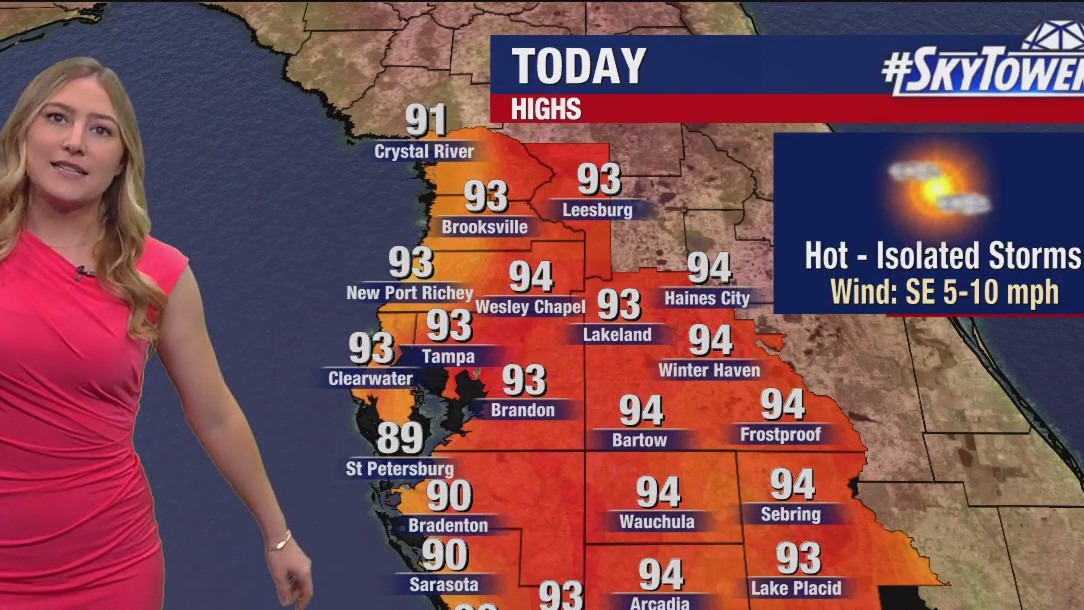 Tampa weather | Wednesday forecast