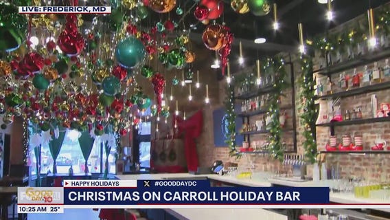 Christmas on Carroll pop-up holiday bar in Frederick