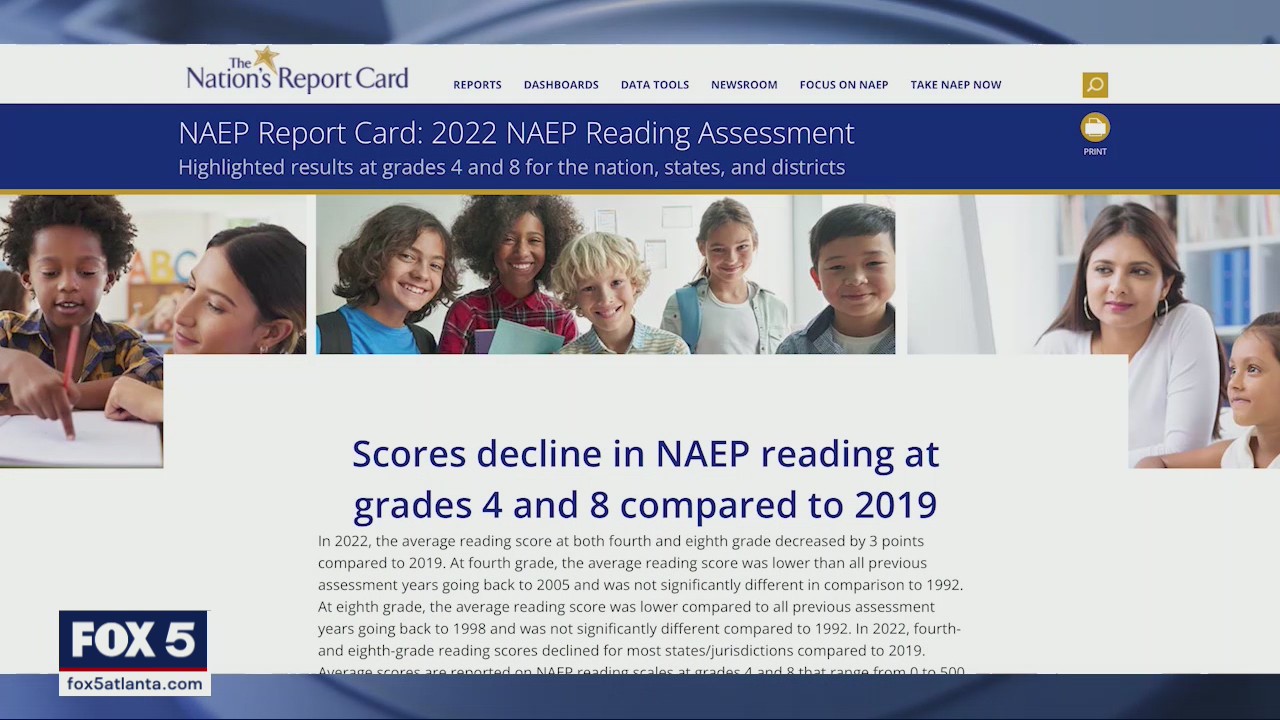 New report reveals alarming decline in student test scores | FOX 5 Atlanta