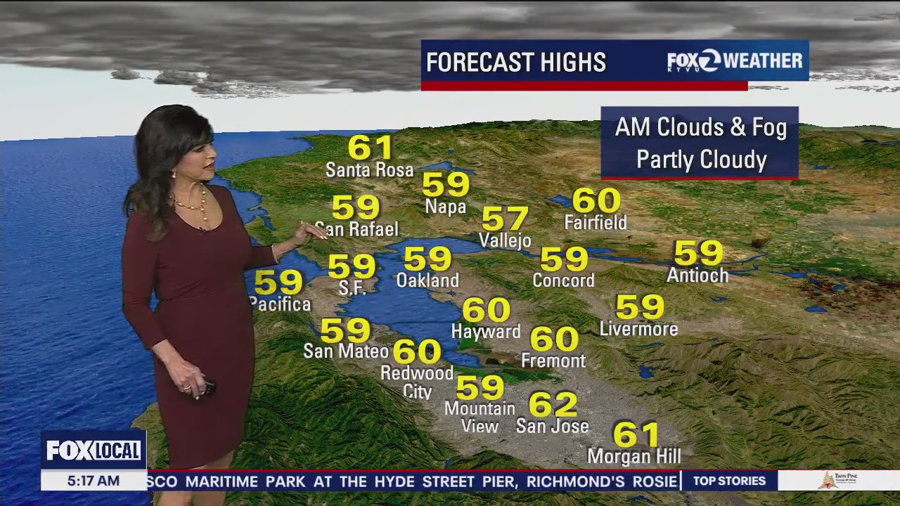 Chilly morning will lead to mild temperatures on Monday