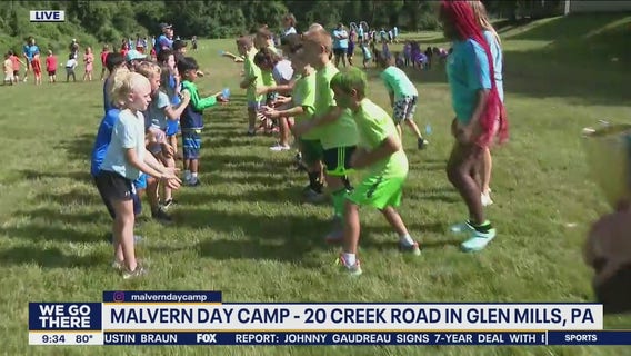 Kids face off in activities at the Malvern Day Camp
