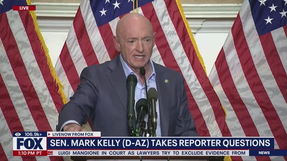 Senator Mark Kelly speaks on Hegseth, boat strikes
