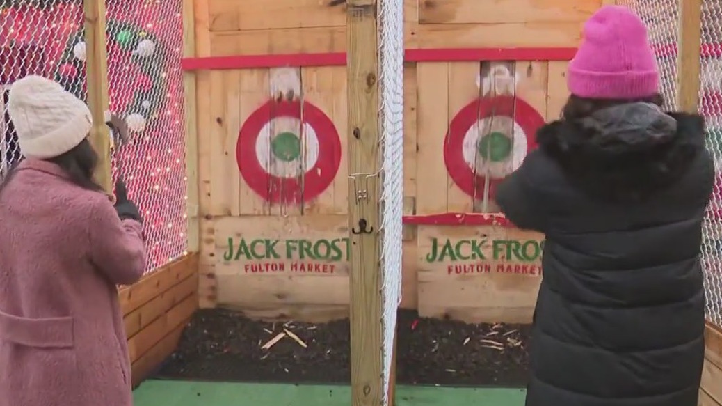 Holiday fun at Jack Frost Christmas Pop-Up in Fulton Market