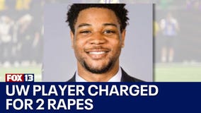 UW football player charged with raping 2 women