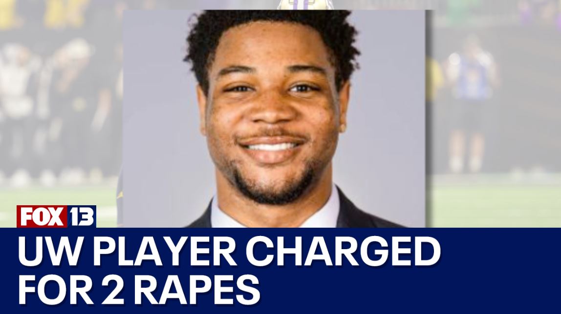 UW football player charged with raping 2 women