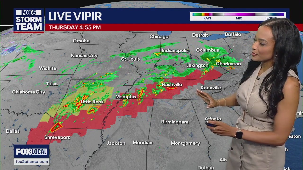 Thursday evening forecast