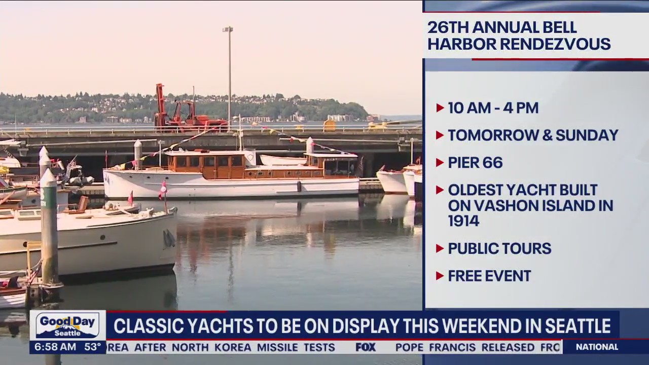 Classic Yachts on display this weekend in Seattle