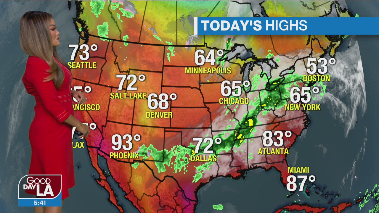 Weather Forecast for Thursday, April 29