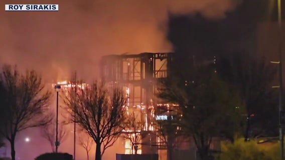 Apartments at the center of arson investigation demolished