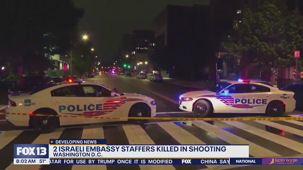 2 Israeli Embassy staffers killed in Washington DC shooting