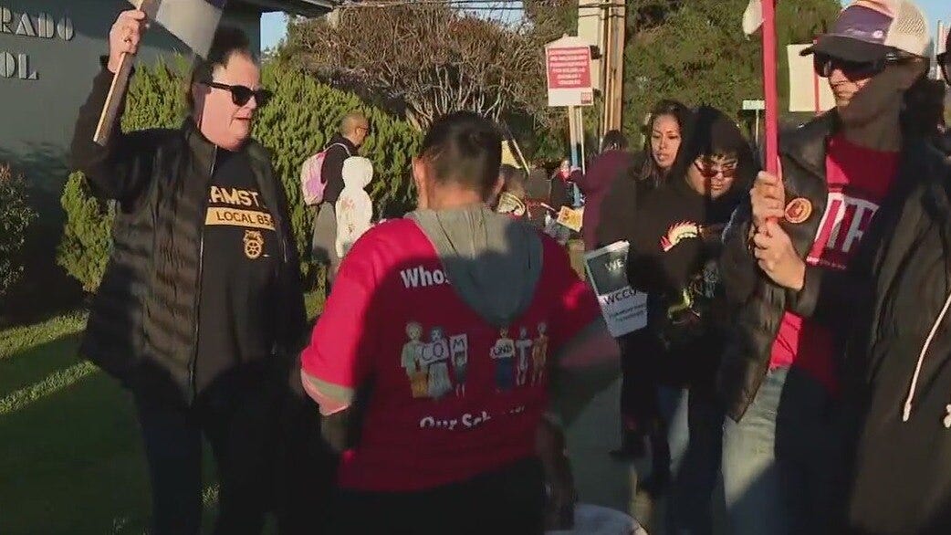 Third day of strike in West Contra Costa school district