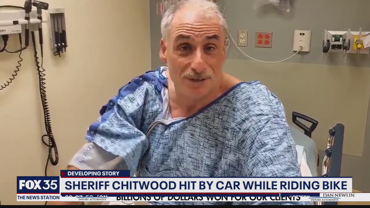 Volusia County Sheriff Mike Chitwood hit while riding bike in Port Orange