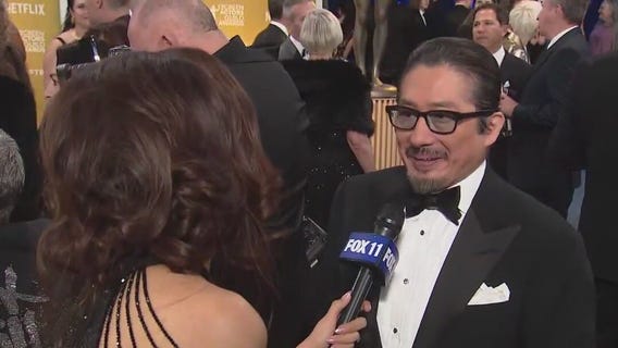 SAG Awards: Sh?gun star Hiroyuki Sanada on the red carpet