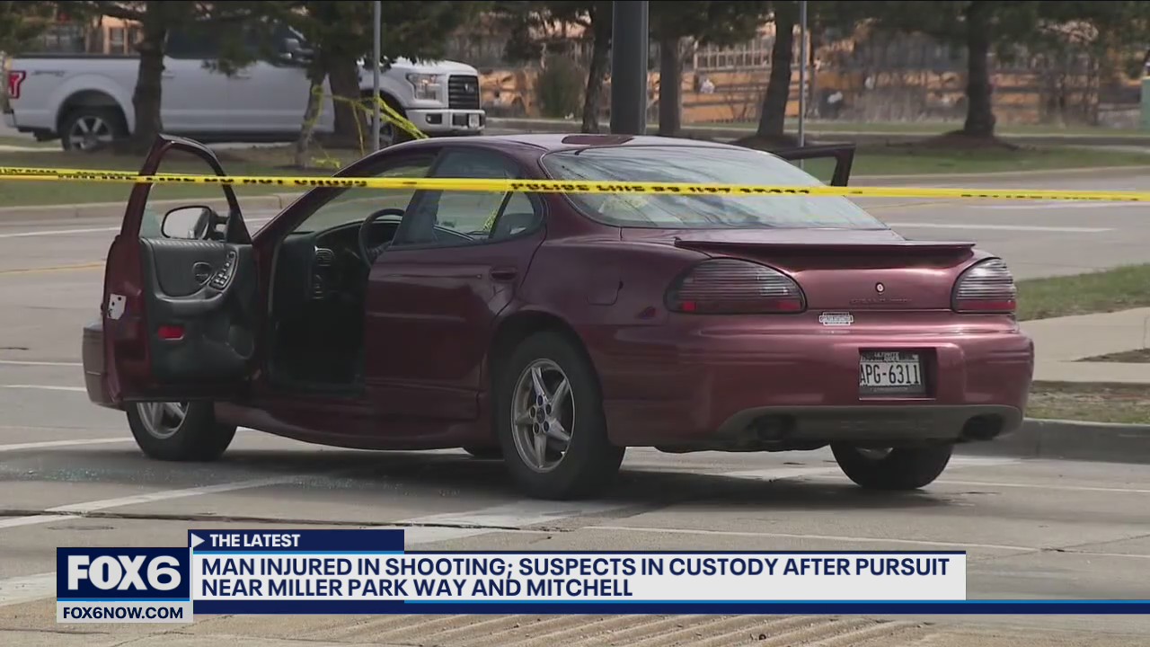 Miller Park Way shooting, pursuit: Man injured, suspects arrested