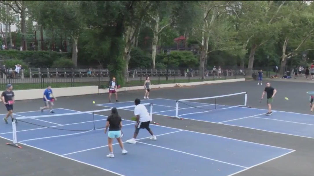 Pickleball fever at Carl Schurz Park