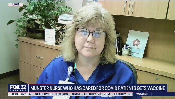 Munster nurse who has cared for COVID patients gets vaccine