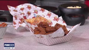 Surf and turf quesadilla with Curt Got Crabs