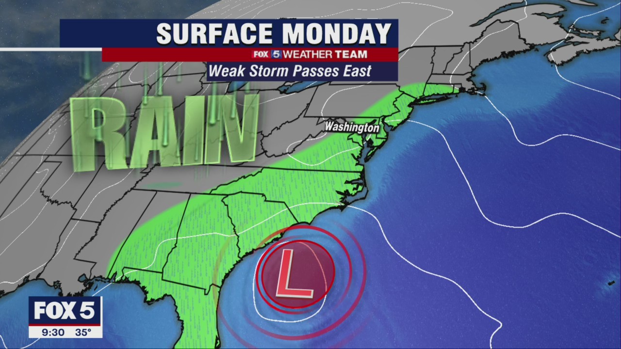 FOX 5 Weather forecast for Tuesday, March 10