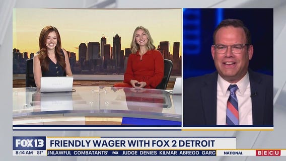 Friendly wager with FOX 2 Detroit