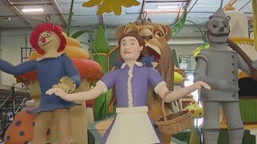 Get a sneak peek of Rose Parade floats