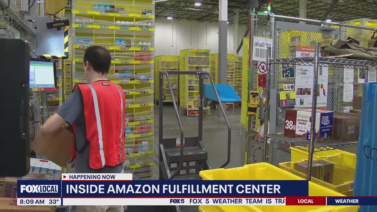 Inside Amazon fulfillment center as holidays approach | FOX 5 DC