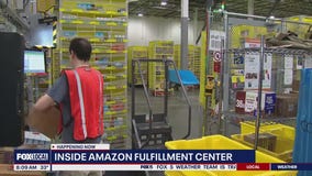 Inside Amazon fulfillment center as holidays approach