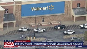 Shooting at Walmart in Dallas leaves 2 injured, shooter dead