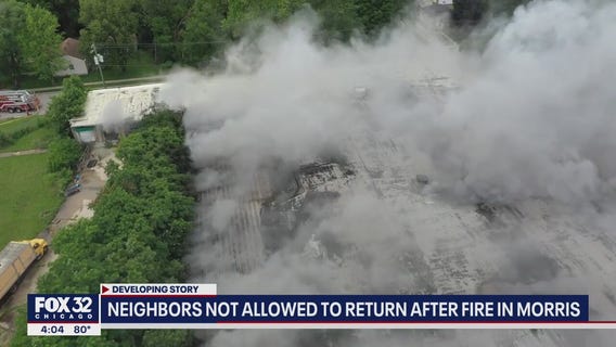 Evacuation order still in place following Morris fire