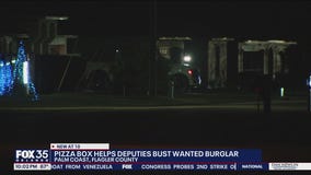 Pizza box helps deputies bust wanted burglar