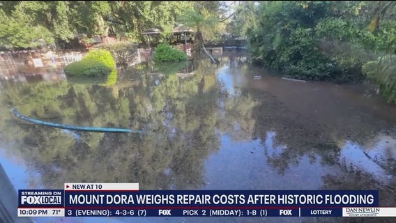 Mount Dora discusses costs for historic flooding repairs